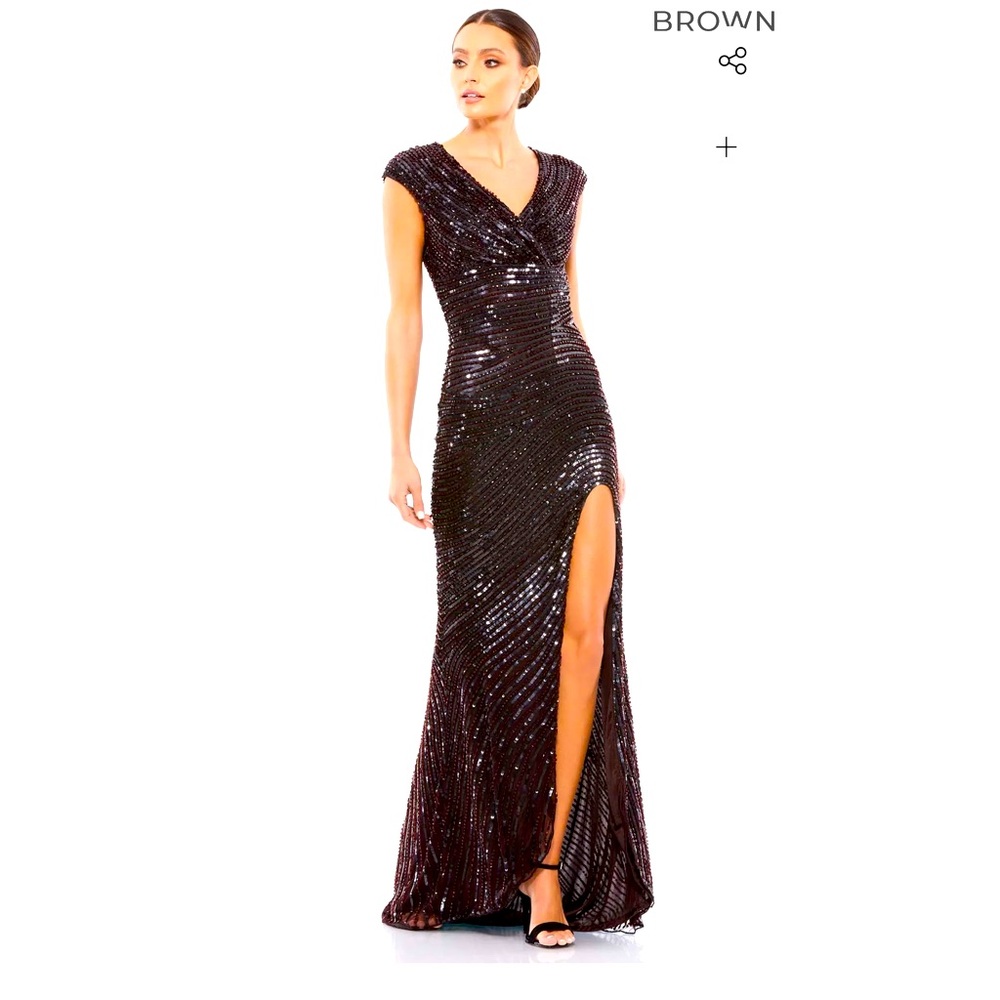 Mac Duggal sequined gown